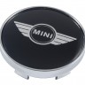 Колпачок на диски MINI Cooper 60|56|9 черный-хром