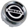 Колпачок ступицы Nissan 60/56/6 хром-черный