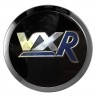 Заглушки для диска со стикером Vauxhall R (64/60/6) хром черный