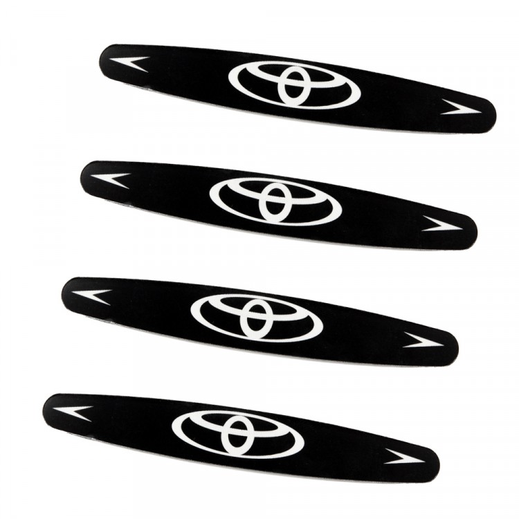 Наклейка на ручки Toyota черные  