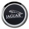 Заглушки для диска со стикером Jaguar (64/60/6) черный