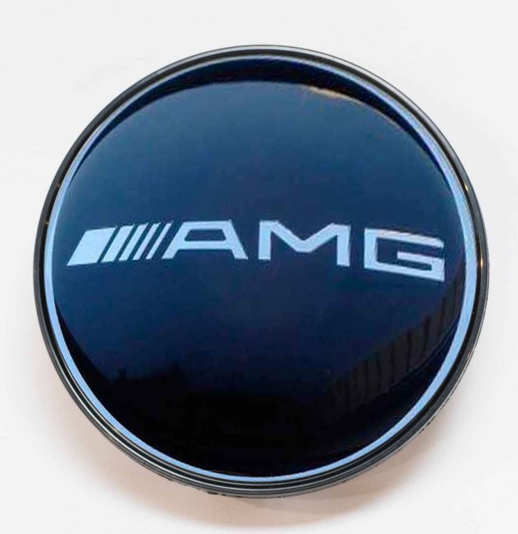 Заглушка литого диска Mercedes AMG 68/65/12 черный