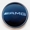 Заглушка литого диска Mercedes AMG 68/65/12 черный