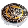Колпачок на диски Protect Tiger 60/56/9 хром-черный