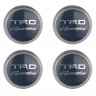 Заглушка на диски Toyota TRD 74/70/9 карбон синий