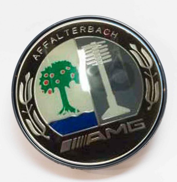 Заглушка литого диска Mercedes AMG Affalterbach 68/65/12 цветная