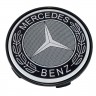 Колпачок на диски Mercedes 68/62.5/9 black 