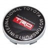 Колпачок ступицы Toyota TRD 60/56/9 черный
