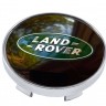 Колпачок на диски Land Rover 60/56/9 хром черный-зеленый