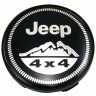 Колпачки на диски Jeep 4x4 60/56/9 черный 