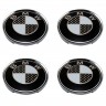 Колпачки на диски BMW 65/60/12 черный и карбон 