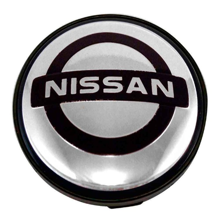 Заглушка ступицы Nissan для дисков КИК Рапид 63/55/6 стальной стикер