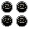 Колпачки на диски ВСМПО со стикером KIA 74/70/9 хром черный 
