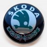 Заглушка литого диска Skoda 68/65/12 черный 