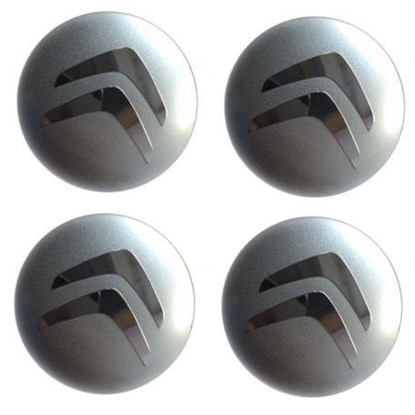 Наклейки на диски Citroen silver сфера 56 мм