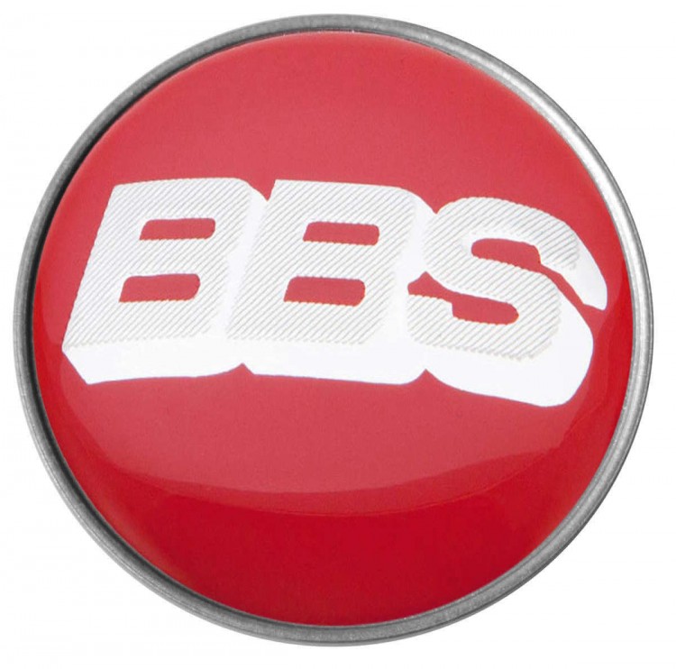 Колпачок на диски BBS 60/55/7 красный хром