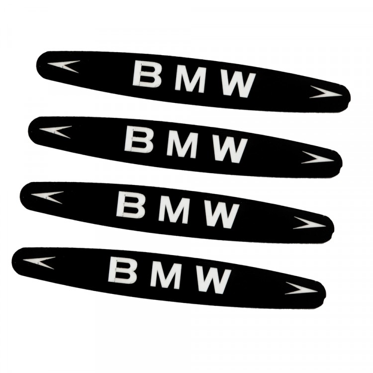 Наклейка на ручки BMW черные 