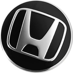Колпачок на диски Honda 70/58/13 черный-хром 