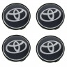 Колпачки на диски Toyota 60/56/9 black 