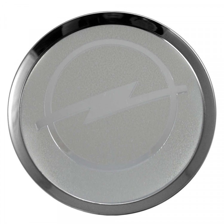 Заглушки для диска со стикером Opel (64/60/6) хром