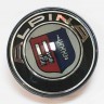 Заглушка литого диска BMW Alpina 67/56/16 черный  