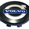 Колпачок на литые диски Volvo 58/50/11 черный хром 