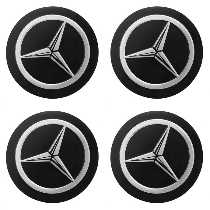 Наклейки на диски Mercedes 75 мм (уцененные)
