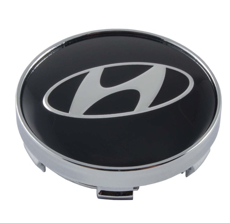 Колпачок на диски Hyundai 60/56/9 черный-хром