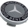 Вставка диска Mercedes 55/51/10 черный стикер