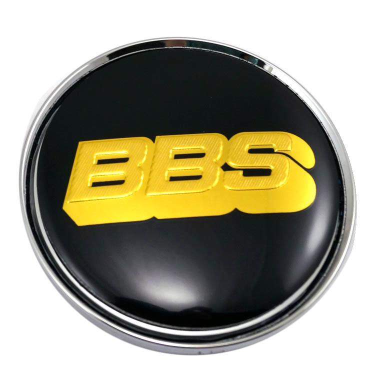 Колпачки дисков BBS (60/56/9) черный и золото