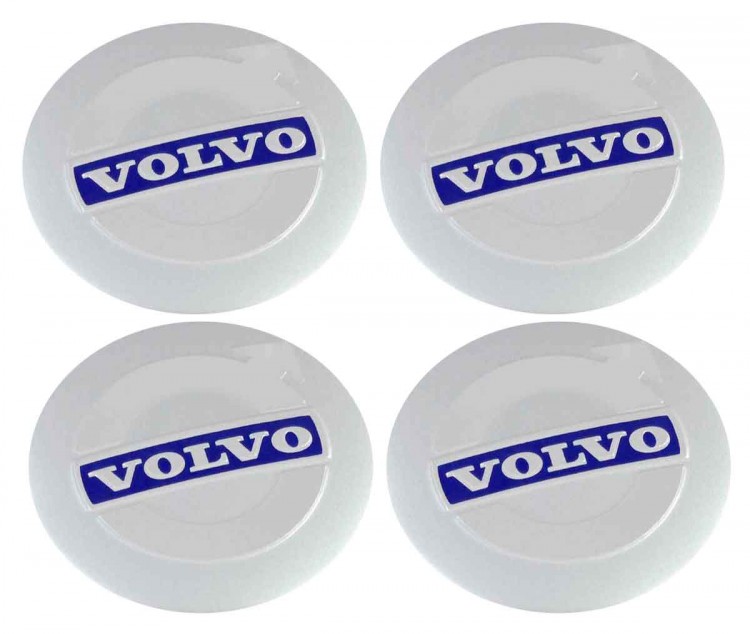 Наклейки на диски Volvo blue сфера 44.5 мм 