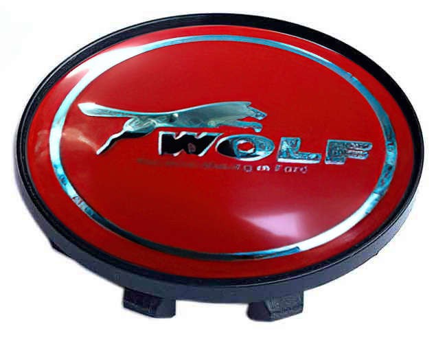 Колпачок на литые диски Ford Motorcraft WOLF58/50/11 красный 