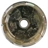 Колпачок на диски Citroen 69/65/10 хром-черный конус   