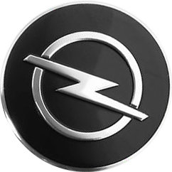 Колпачок на диски СМК 58/54/10 с логотипом Opel черный