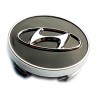 Колпачок на диски Hyundai (60/56/12) черный и хром
